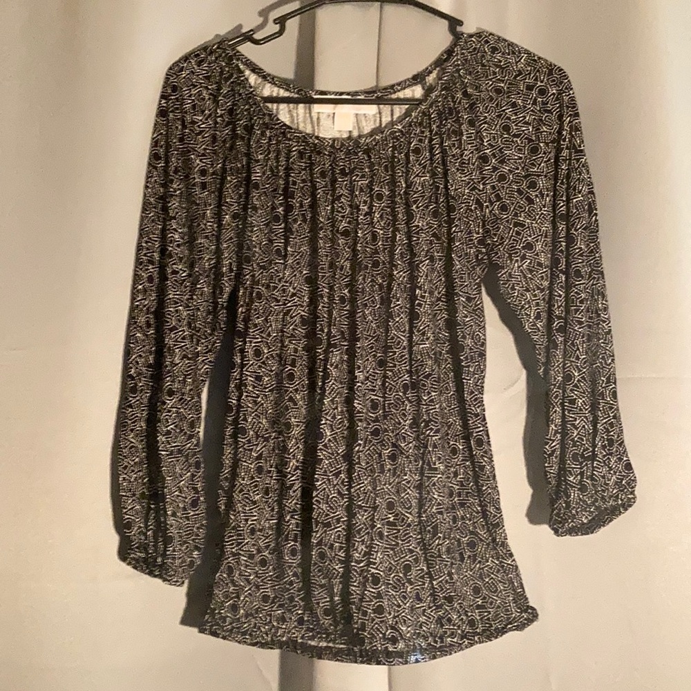 Michael korrs peasant 3/4 sleeve top